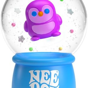 Schylling NeeDoh Squishmas Squish N- Snow Globes - Christmas Squeeze Toy - Assorted Colors - Ages 3 to Adult (Pack of 1)