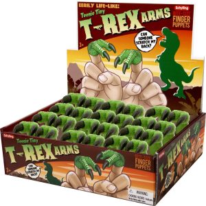 Schylling Teenie Tiny T-Rex Arms Finger Puppet